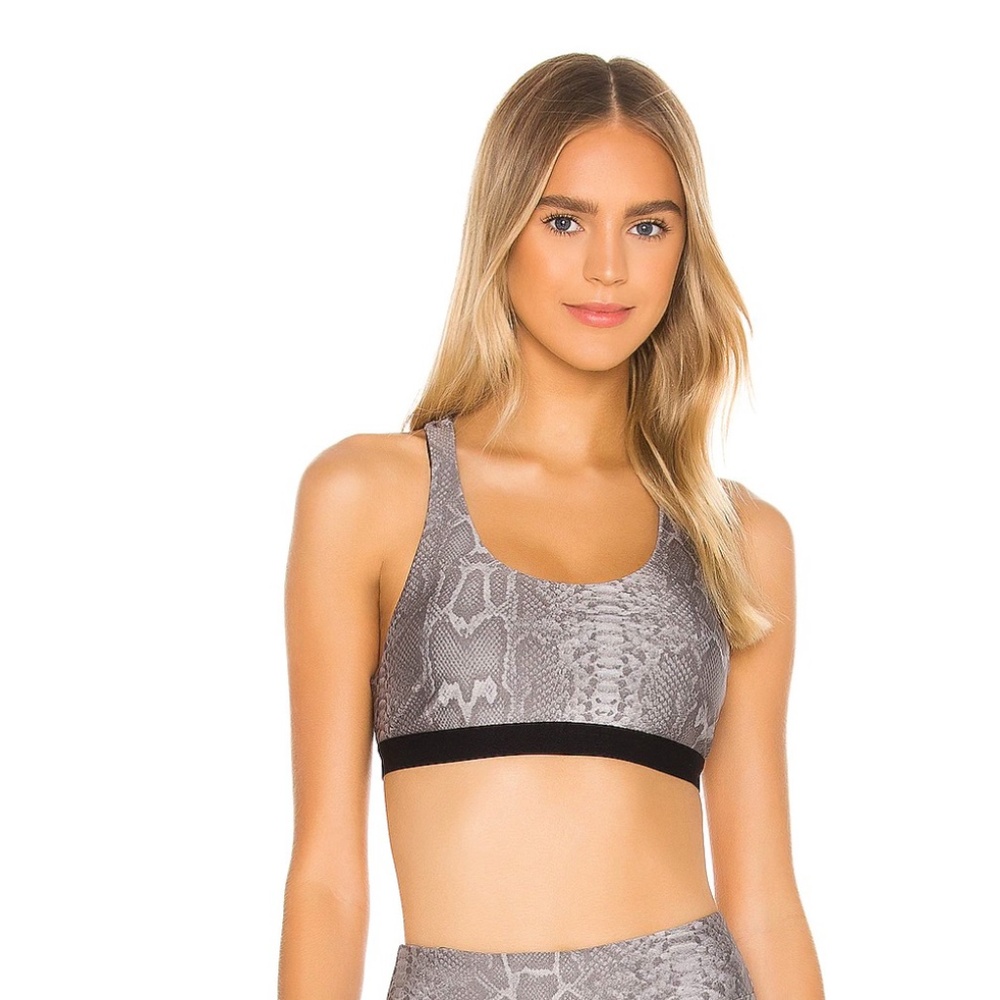 Koral Tax Reptile Print Bra